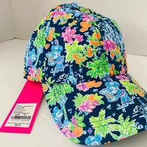 NWT Lilly Pulitzer Disney Run Around Baseball Cap Hat New